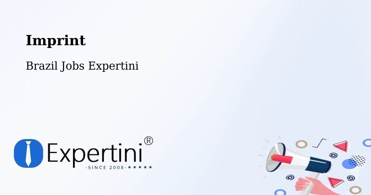 Imprint – Jaú Do Tocantins - Brazil Jobs Expertini